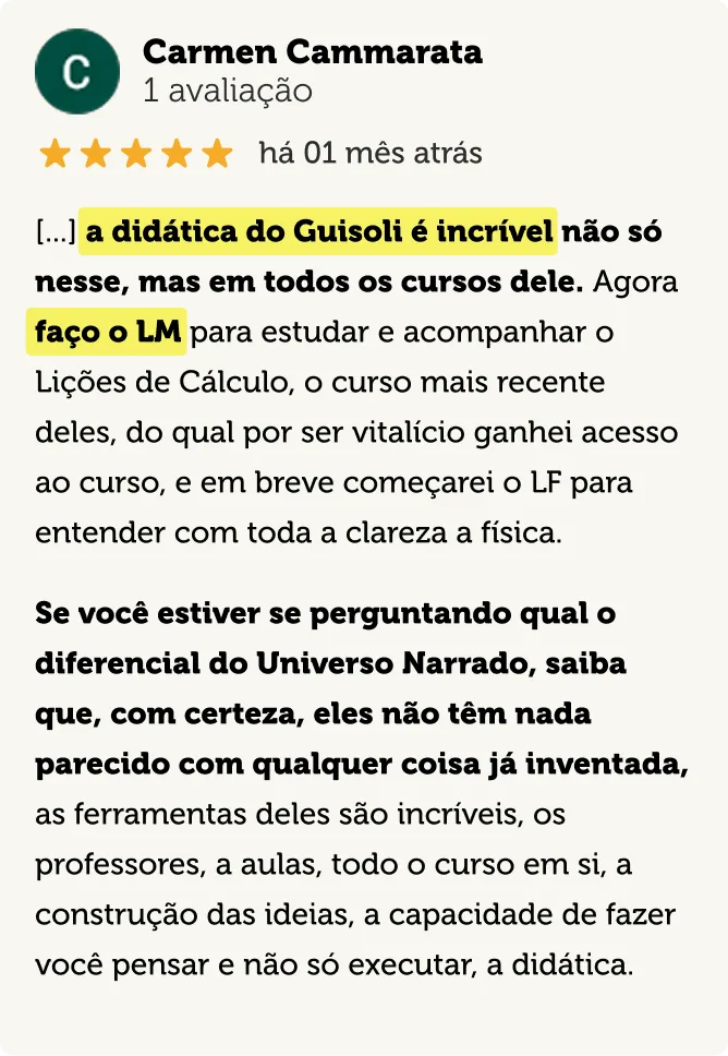 Avaliacao Google