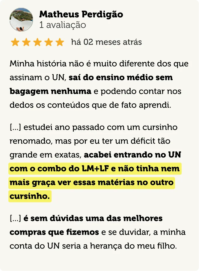 Avaliacao Google
