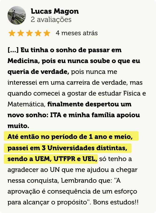 Avaliacao Google